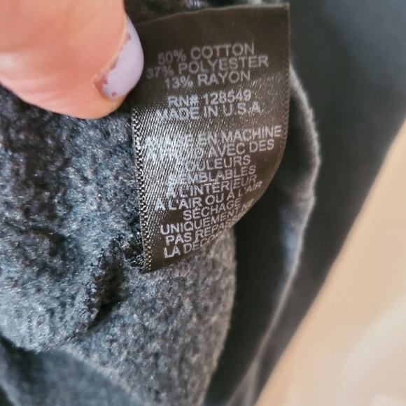 Aviator Nation Bolt Crew Sweatshirt Charcoal Size XXL - Picture 12 of 15